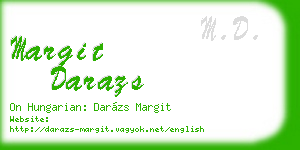 margit darazs business card